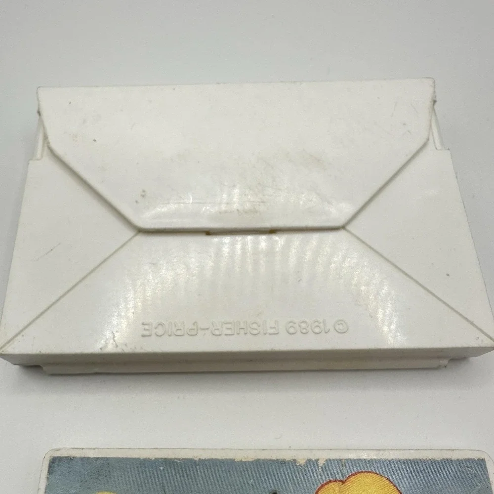 Vintage‎ 1989 Fisher Price Post Office Letters White Envelope Beach Postcard